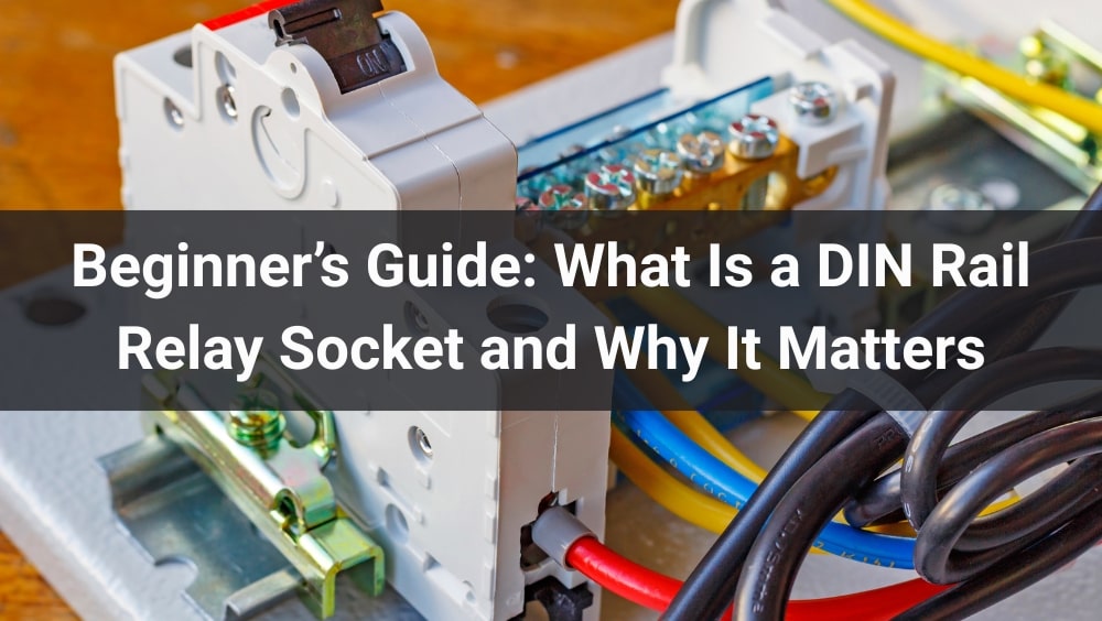 DIN Rail Relay Socket