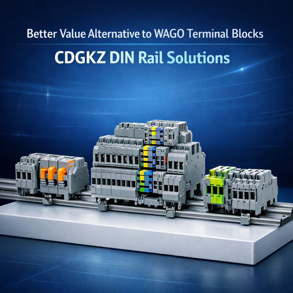 Better Value Alternative to WAGO Terminal Blocks CDGKZ DIN Rail ...