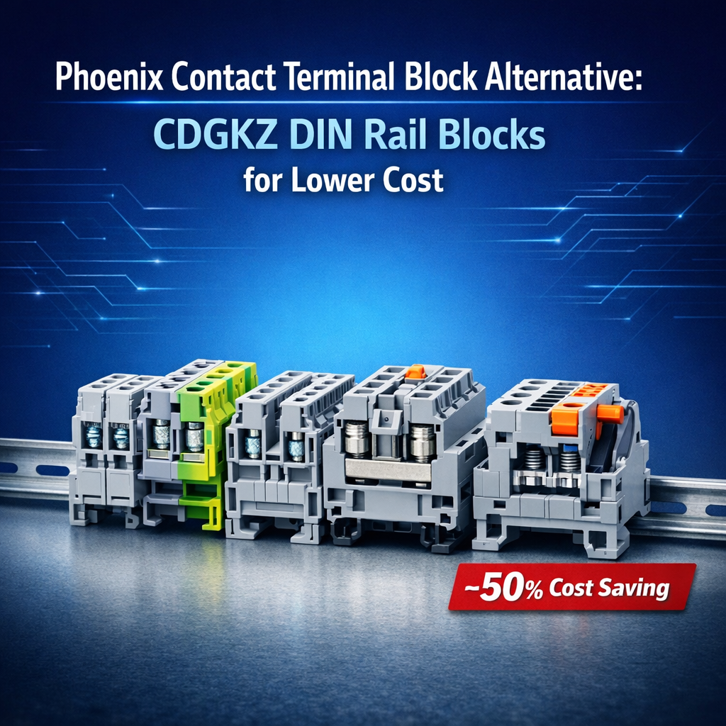 Phoenix Contact Terminal Block Alternative: CDGKZ DIN Rail Blocks for ...