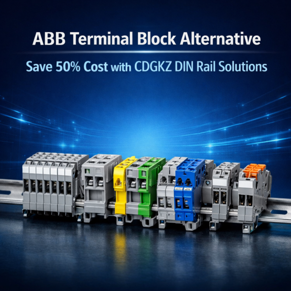 ABB Terminal Block Alternative: Save 50% Cost with CDGKZ DIN Rail ...